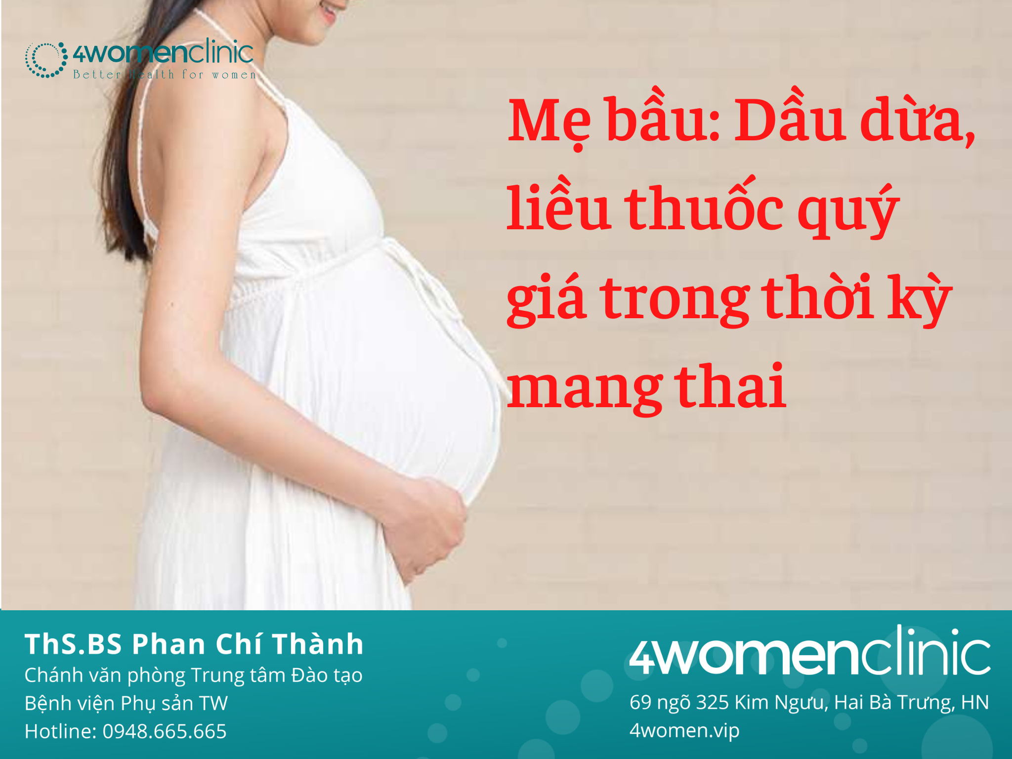 Mẹ Bầu Dầu Dừa, Liều Thuốc Quý Giá Trong Thời Kỳ Mang Thai