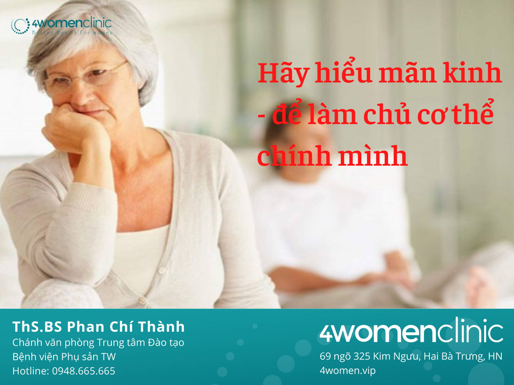 Hãy Hiểu Mãn Kinh để Làm Chủ Cơ Thể Chính Mình