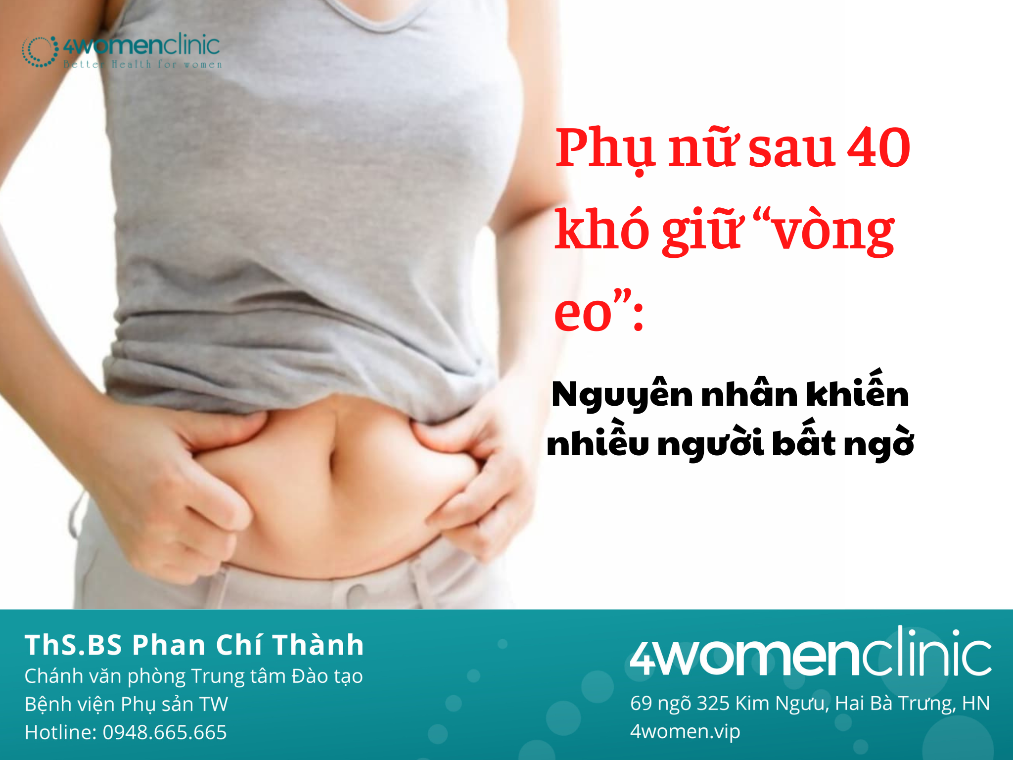 Phụ Nữ Sau 40 Khó Giữ “vòng Eo” Nguyên Nhân Khiến Nhiều Người Bất Ngờ